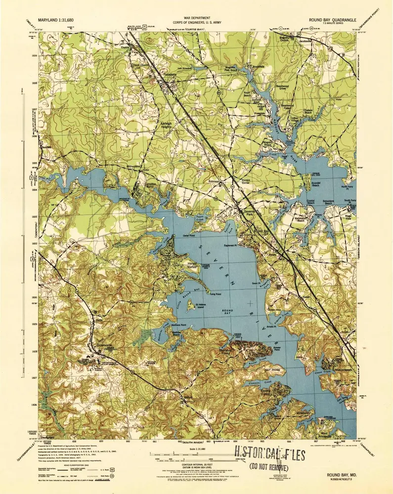 Voorbeeld van de oude kaart