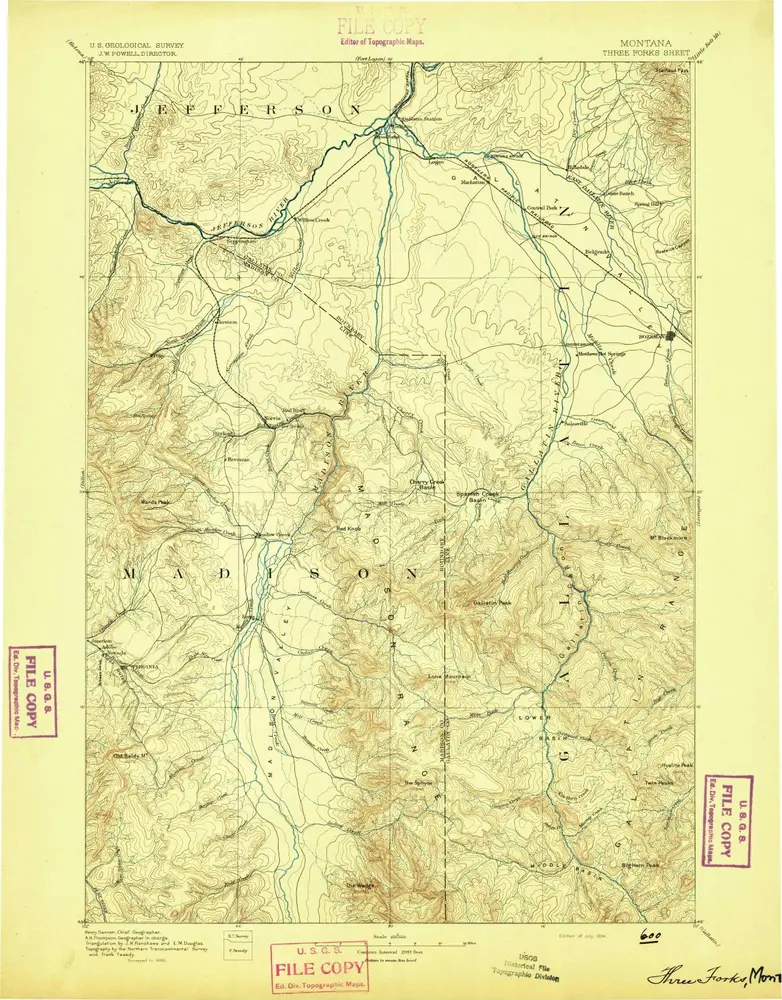 Aperçu de l'ancienne carte