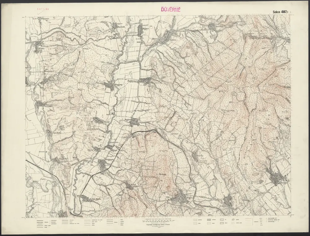 Voorbeeld van de oude kaart