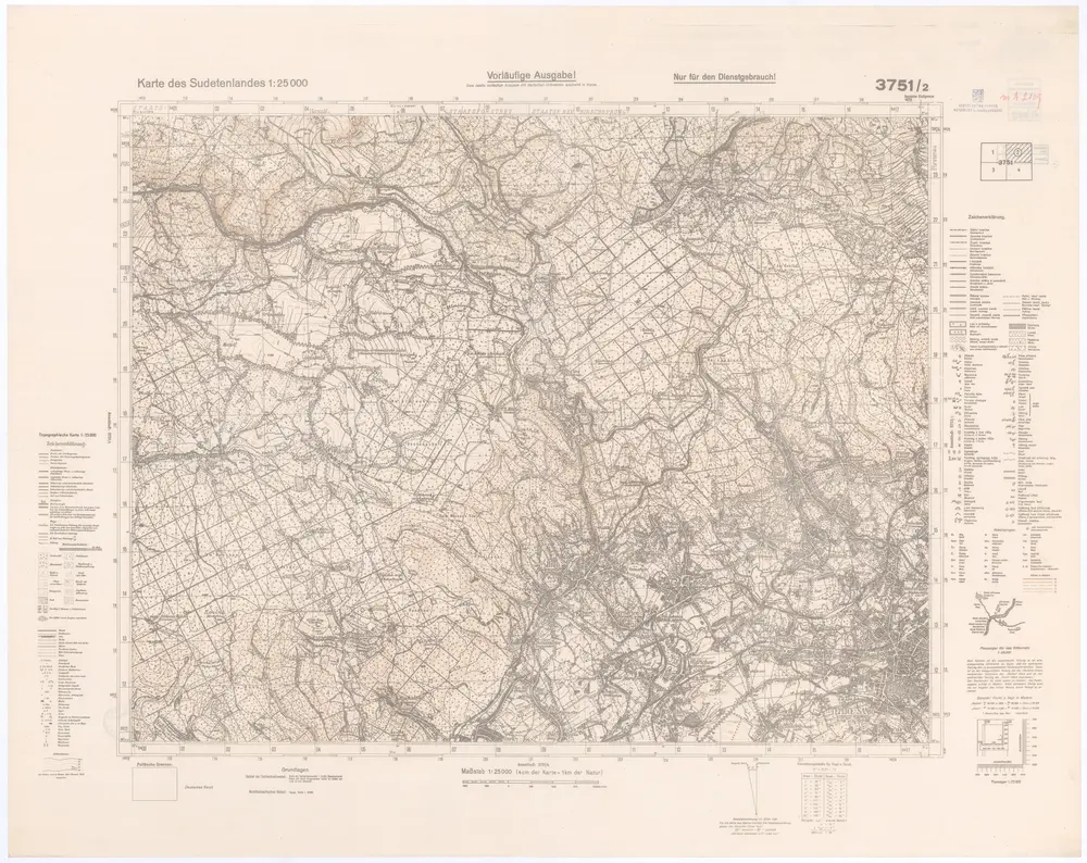 Voorbeeld van de oude kaart