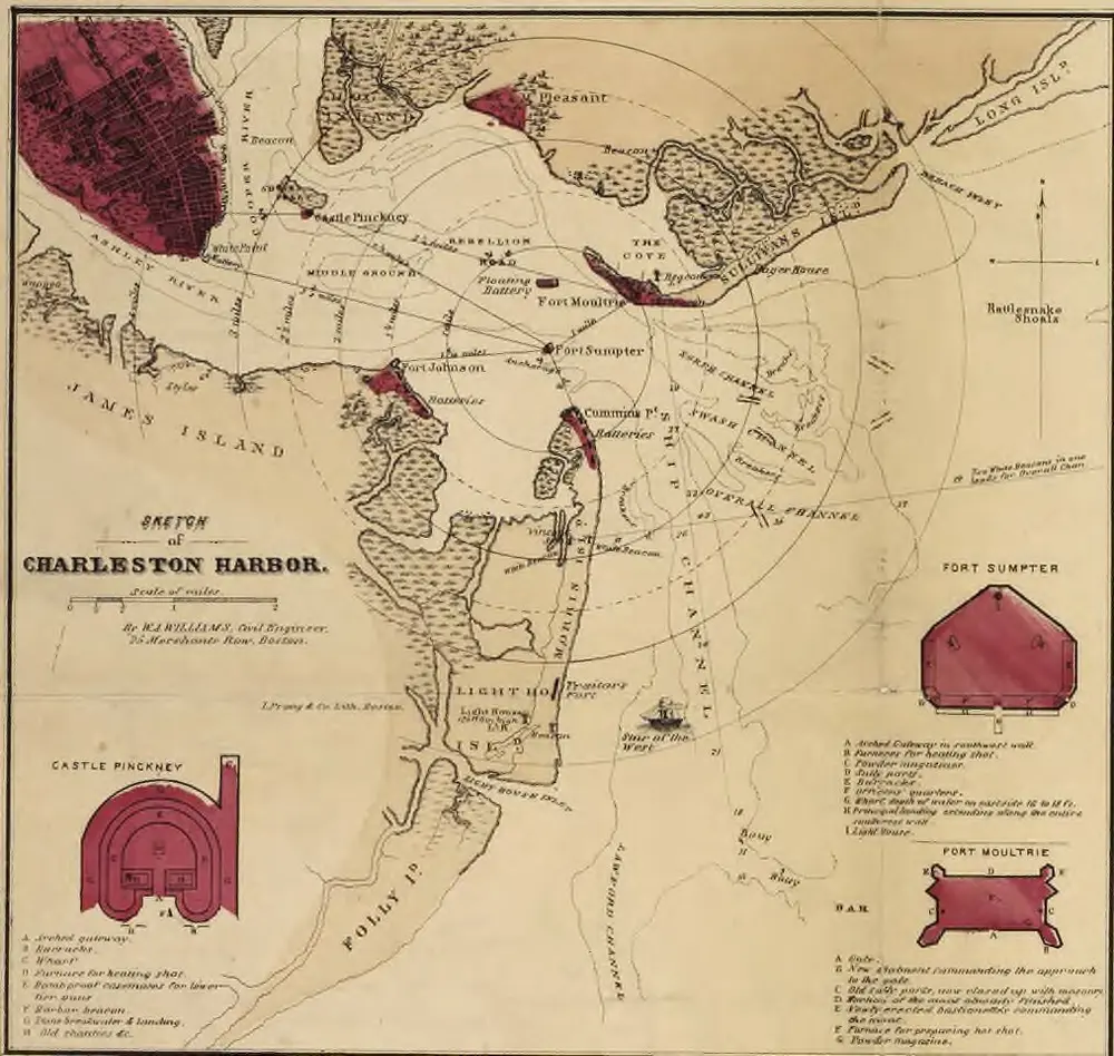 Old maps of Charleston County, South Carolina