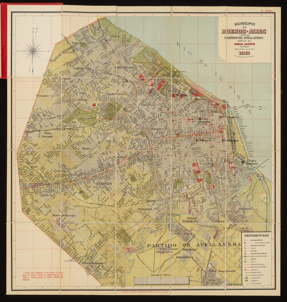 Voorbeeld van de oude kaart