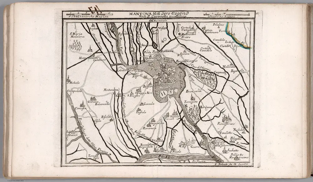 Voorbeeld van de oude kaart