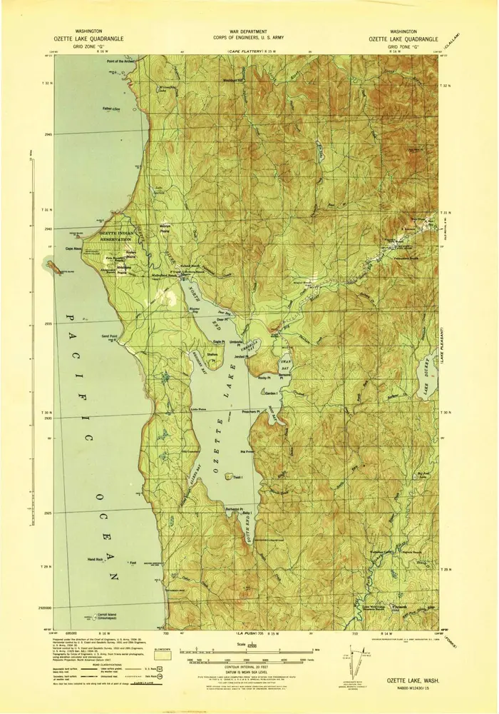 Voorbeeld van de oude kaart