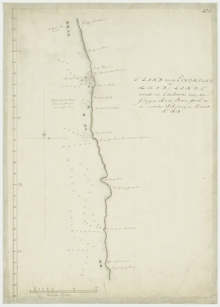 Voorbeeld van de oude kaart