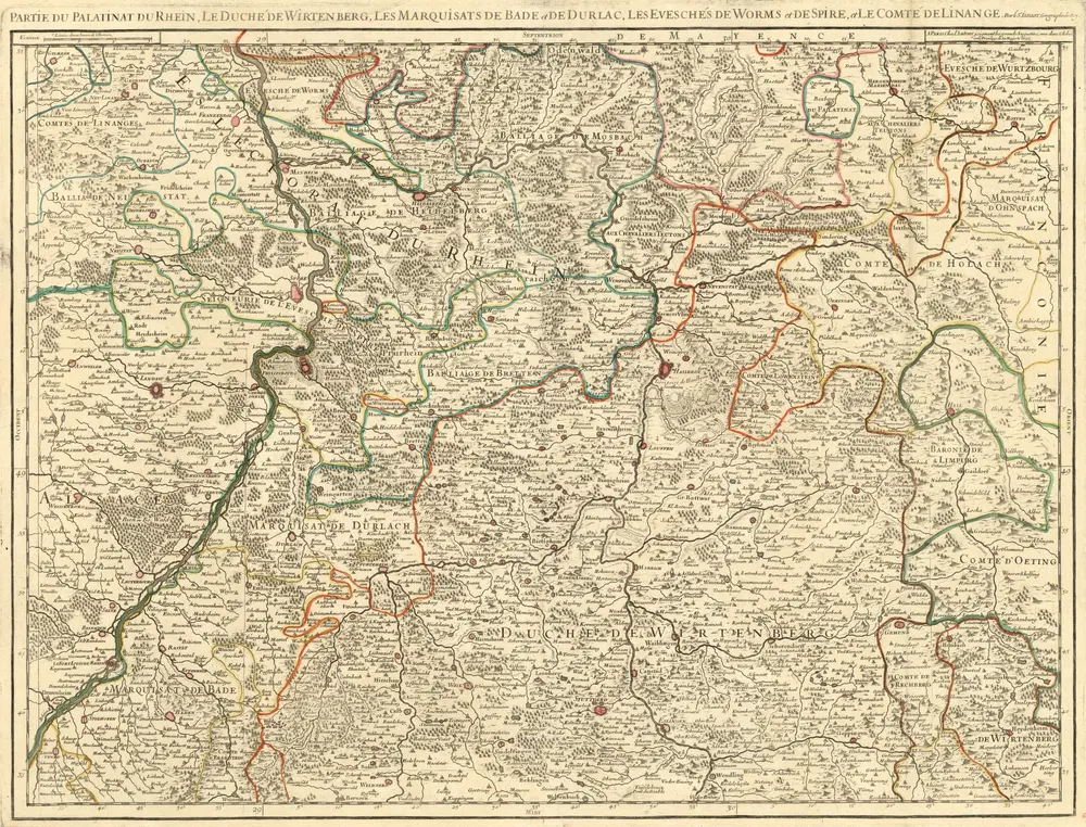 Aperçu de l'ancienne carte