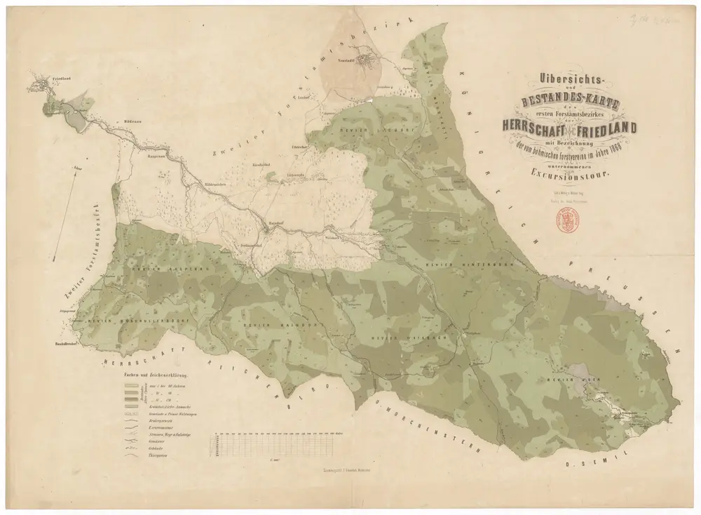 Voorbeeld van de oude kaart