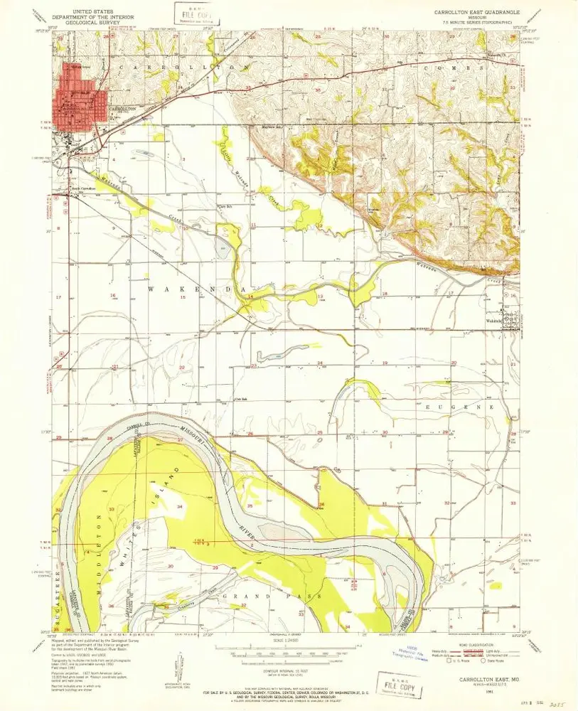 Aperçu de l'ancienne carte