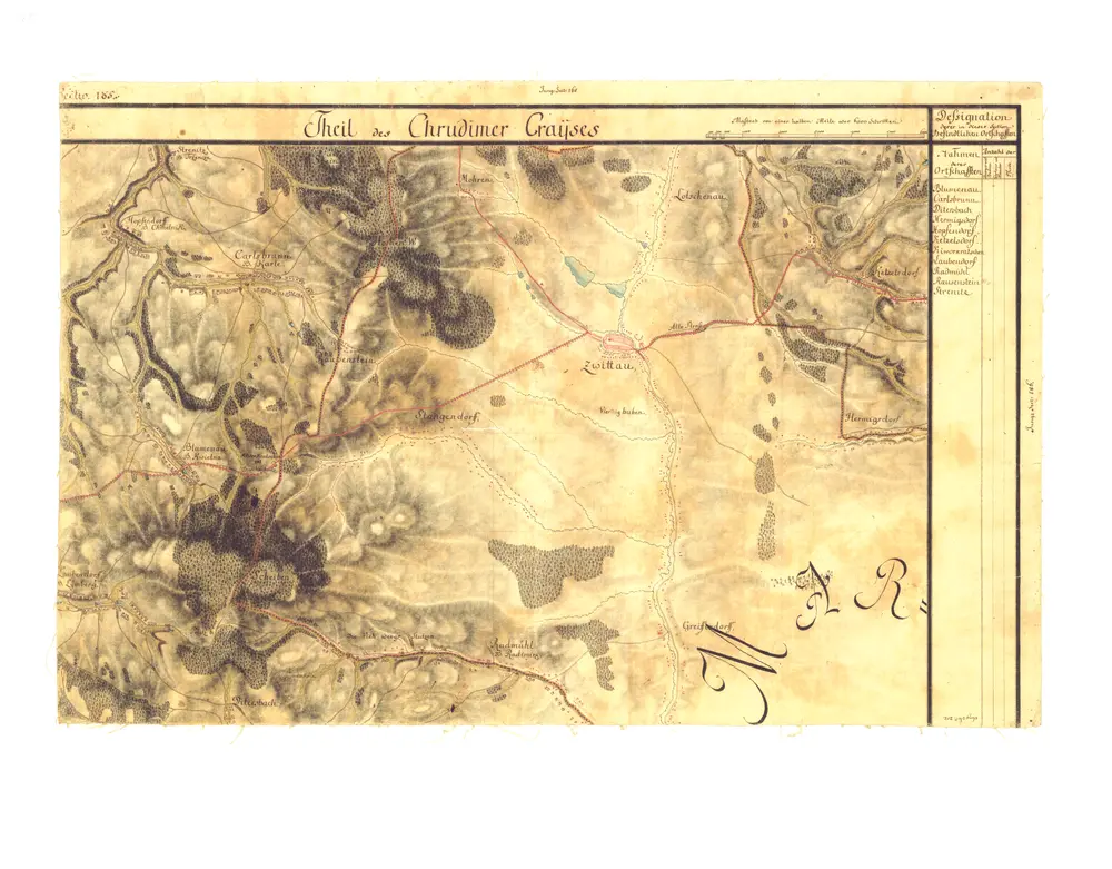 Anteprima della vecchia mappa