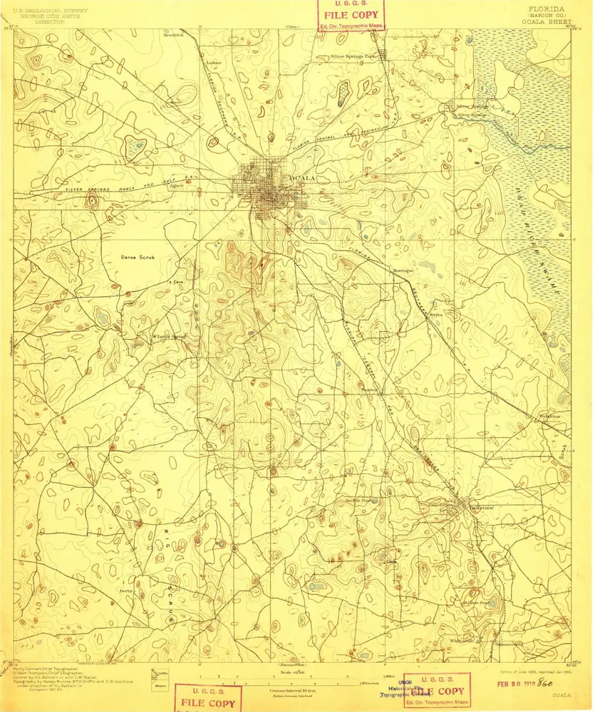 Voorbeeld van de oude kaart