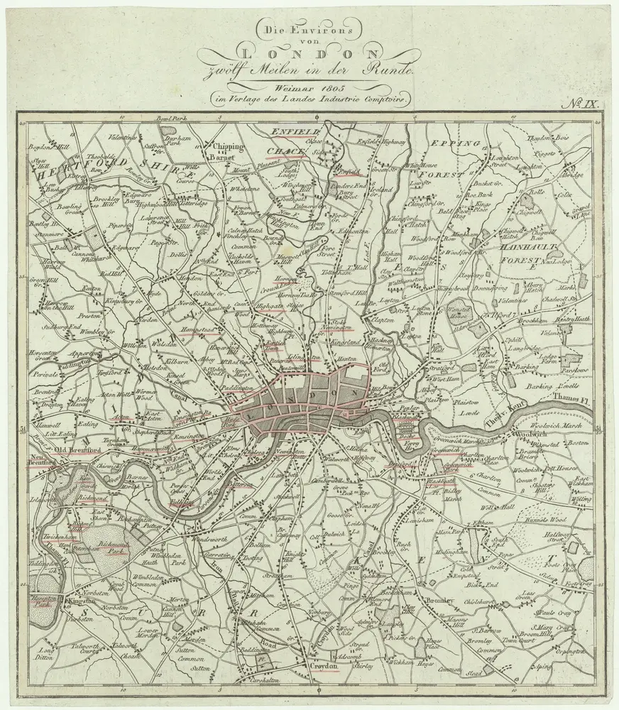 Aperçu de l'ancienne carte