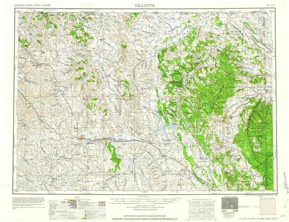 Voorbeeld van de oude kaart