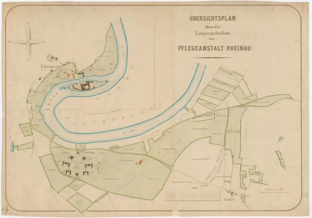 Voorbeeld van de oude kaart