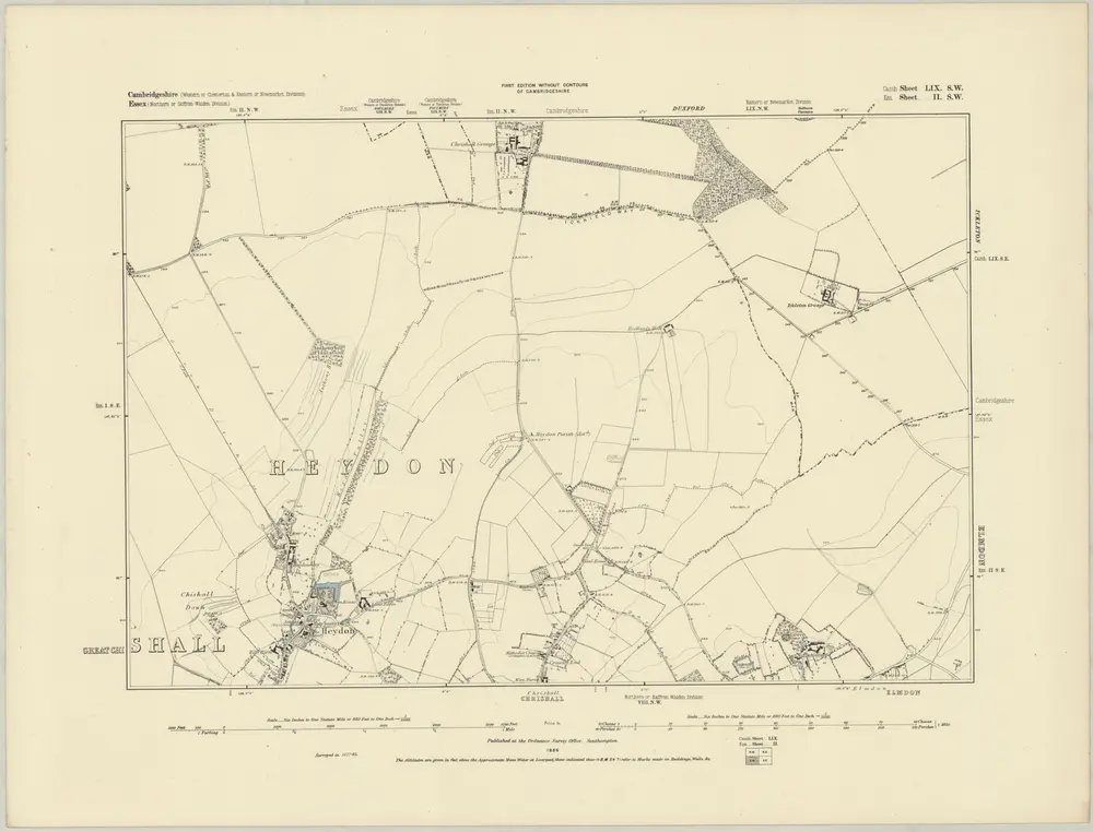 Aperçu de l'ancienne carte