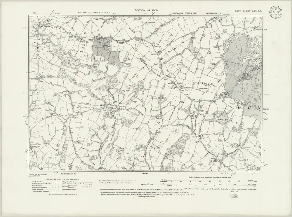 Aperçu de l'ancienne carte