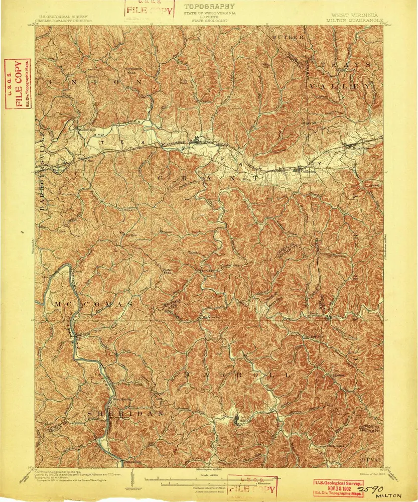 Aperçu de l'ancienne carte