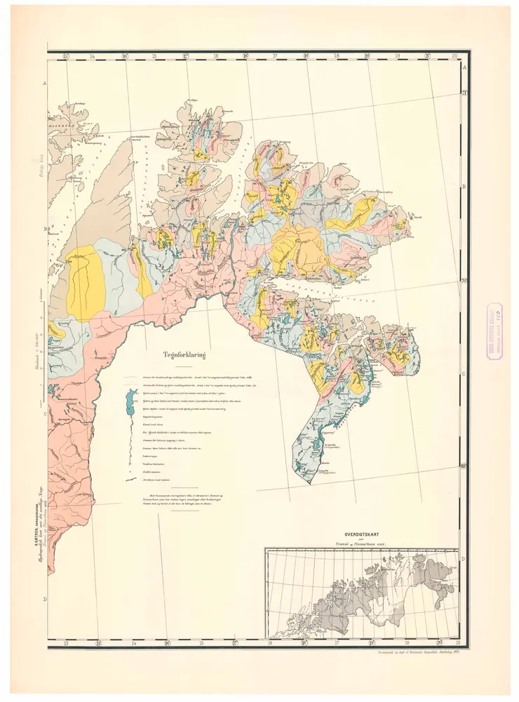 Voorbeeld van de oude kaart