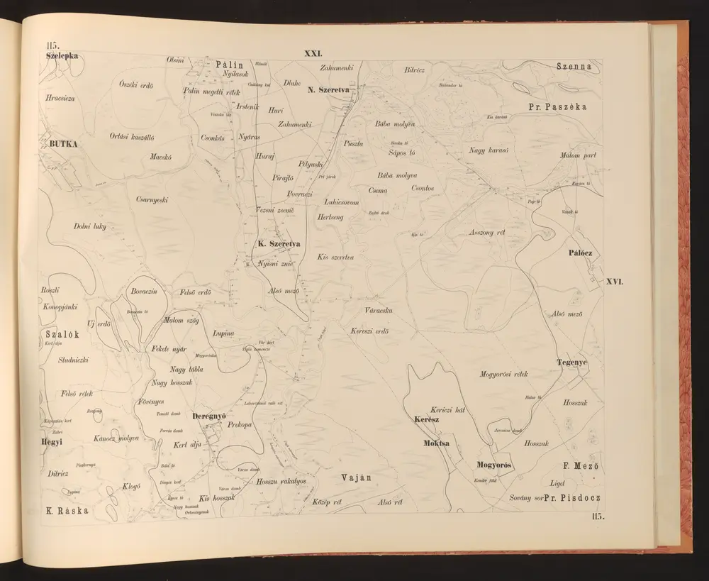 Anteprima della vecchia mappa