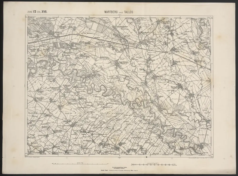 Voorbeeld van de oude kaart