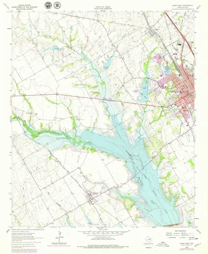 Voorbeeld van de oude kaart