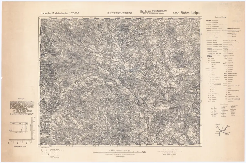 Voorbeeld van de oude kaart