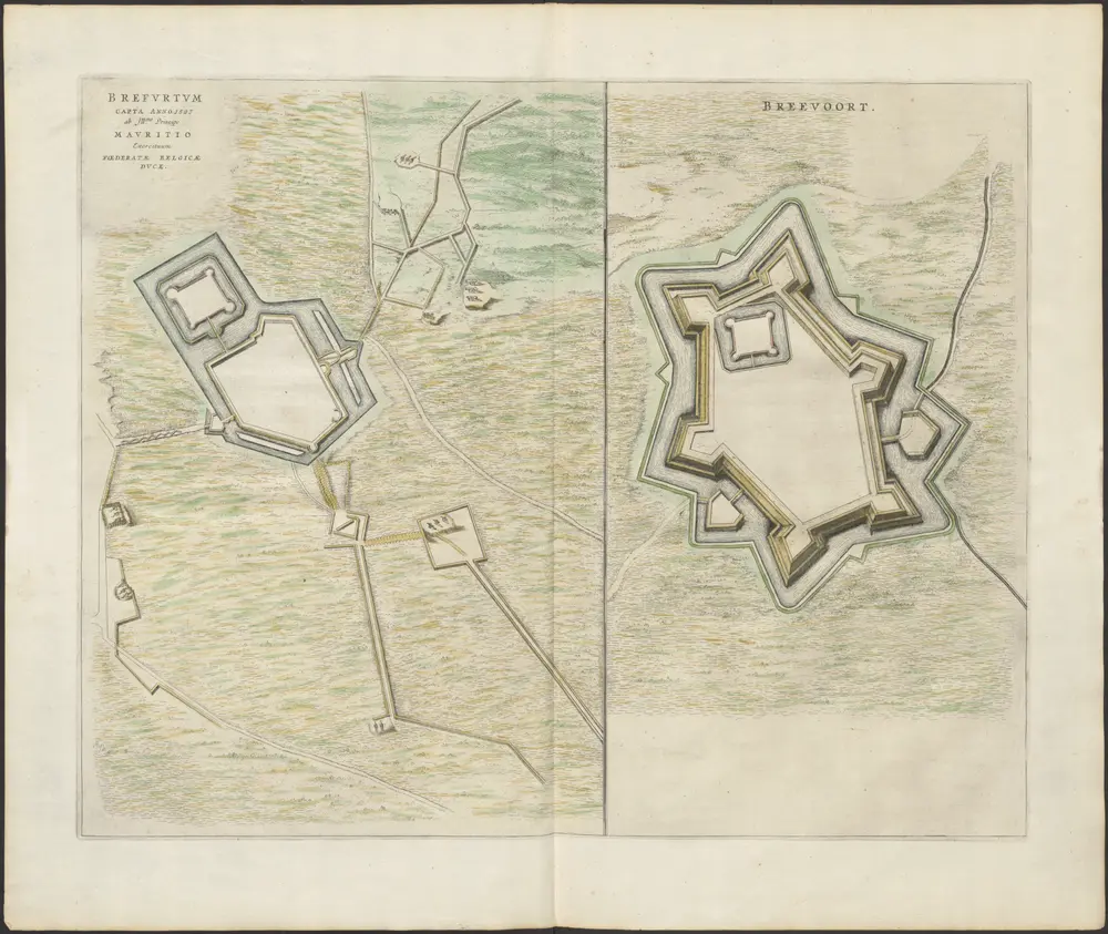 Voorbeeld van de oude kaart