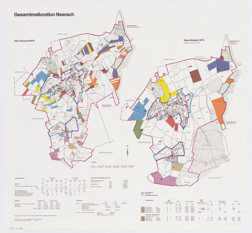 Voorbeeld van de oude kaart