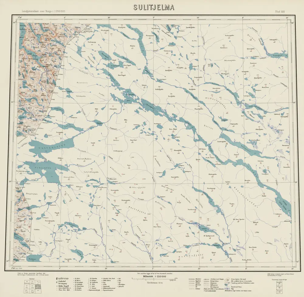 Voorbeeld van de oude kaart