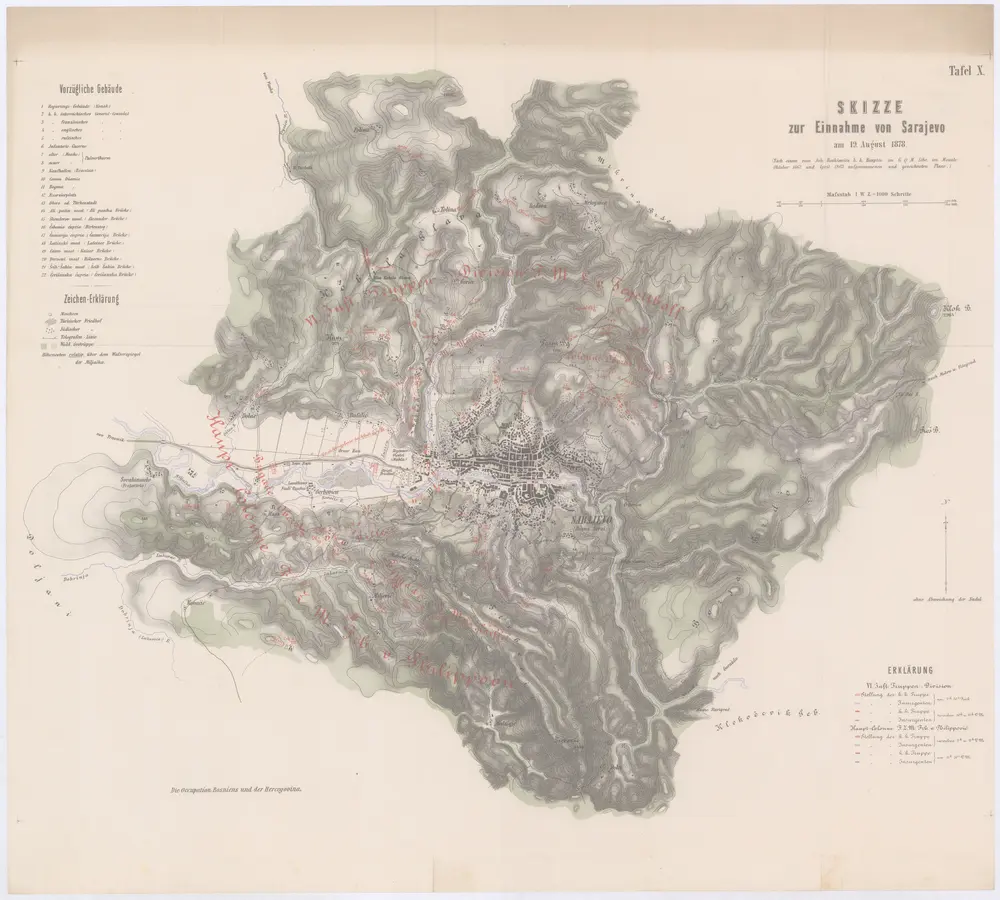 Voorbeeld van de oude kaart