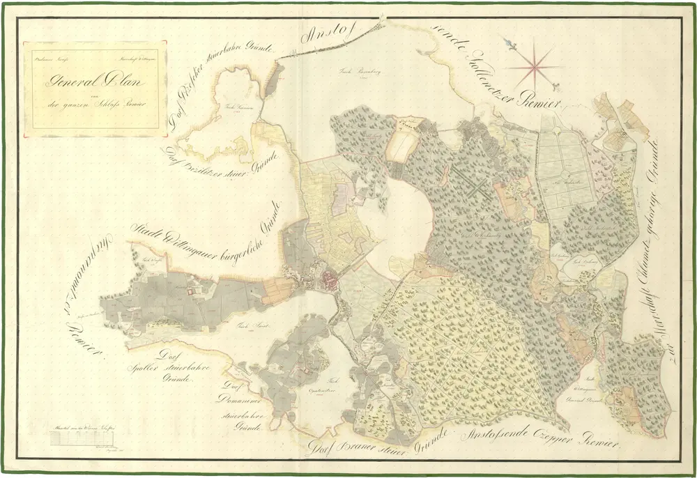 Voorbeeld van de oude kaart