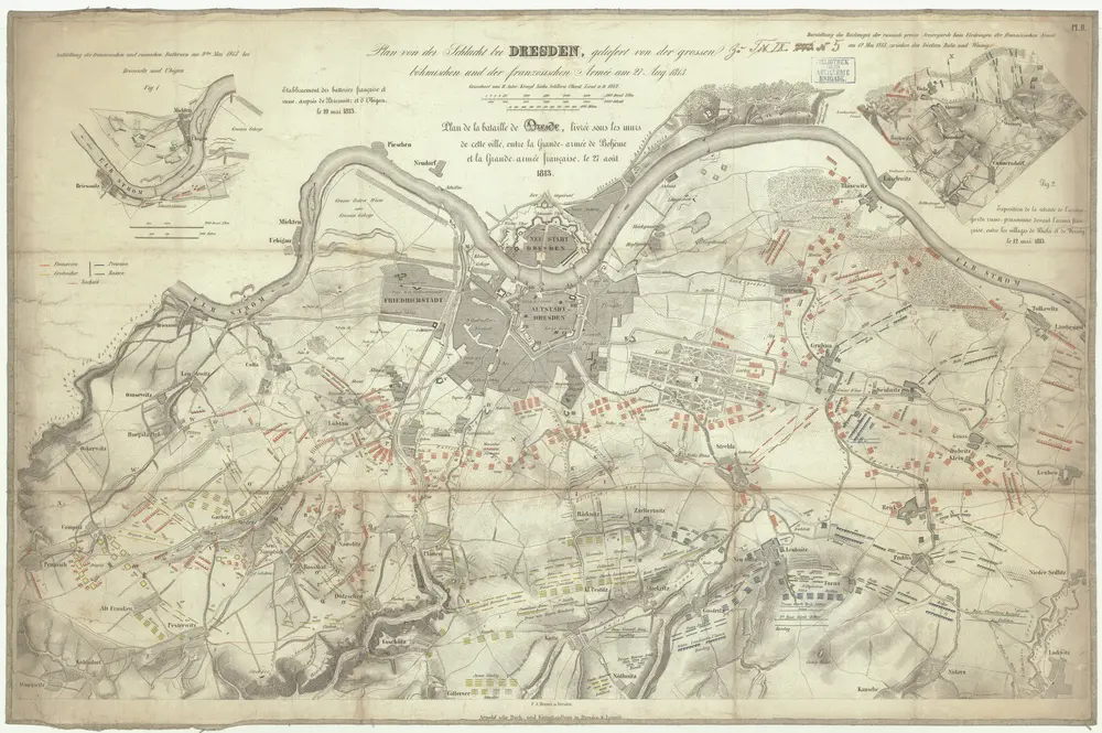 Voorbeeld van de oude kaart