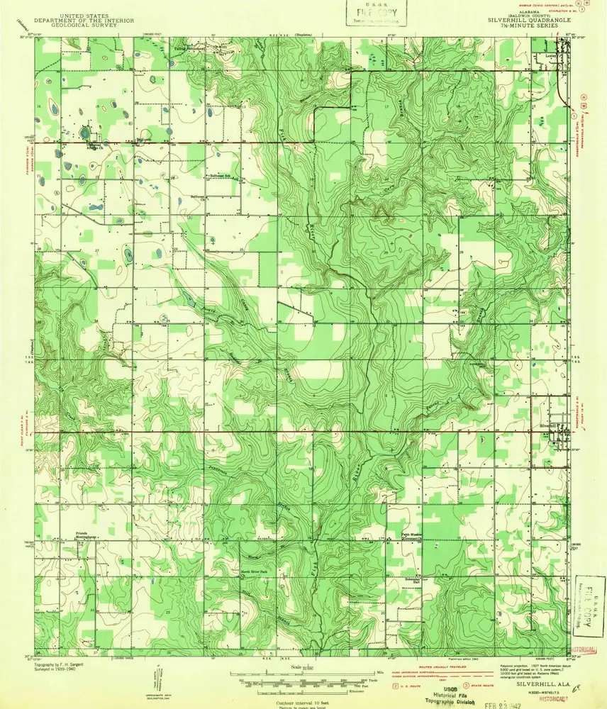 Voorbeeld van de oude kaart