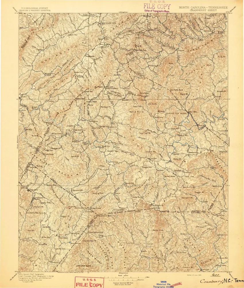 Aperçu de l'ancienne carte