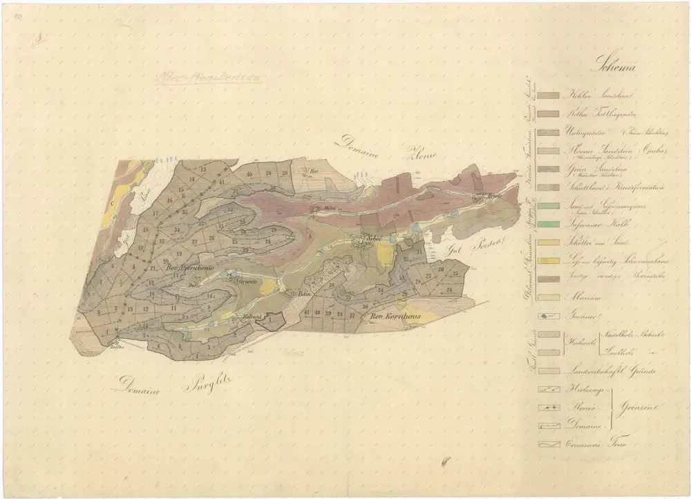 Voorbeeld van de oude kaart