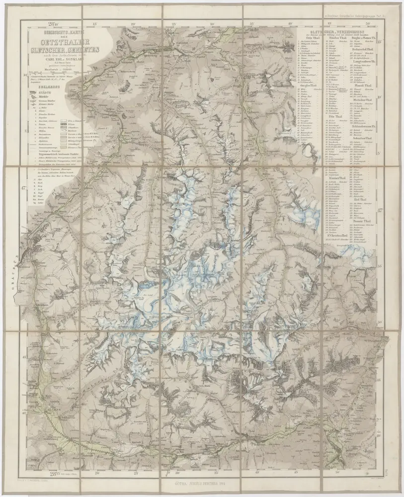 Voorbeeld van de oude kaart