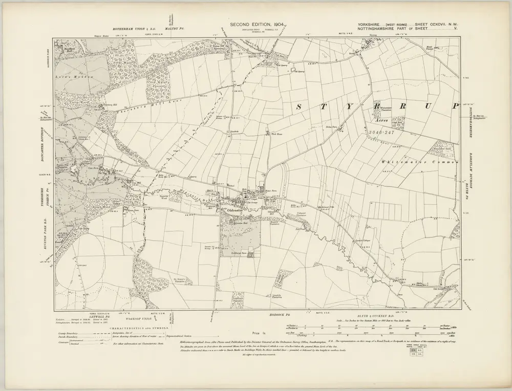 Aperçu de l'ancienne carte