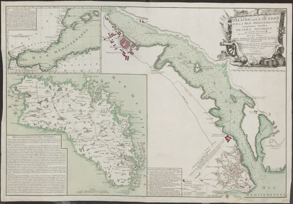 Voorbeeld van de oude kaart