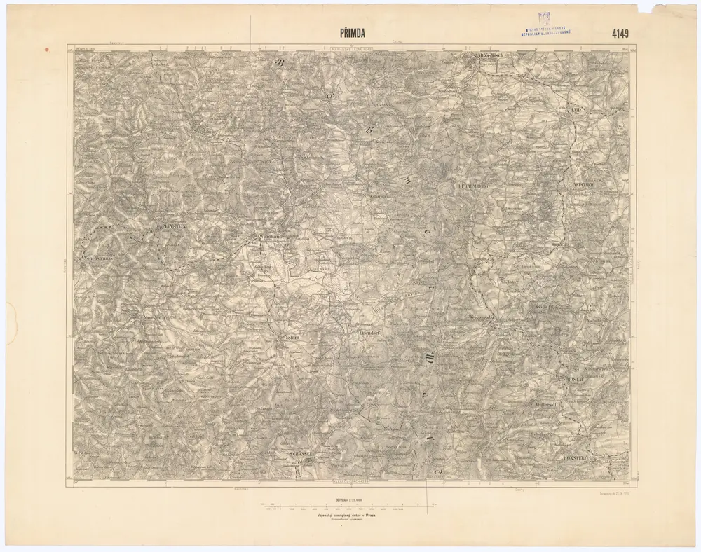 Voorbeeld van de oude kaart