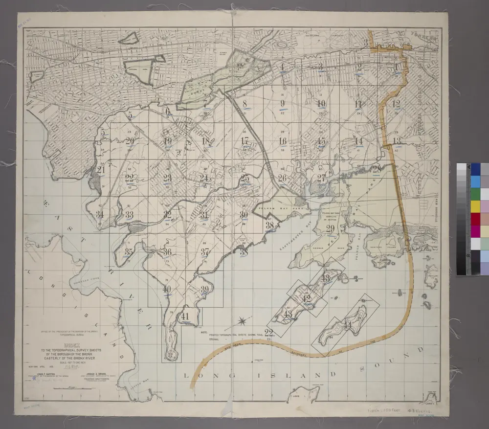 Voorbeeld van de oude kaart