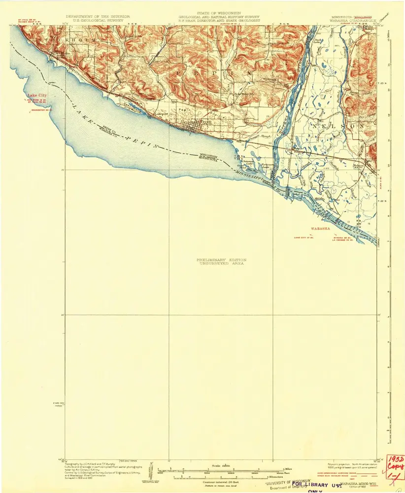 Voorbeeld van de oude kaart