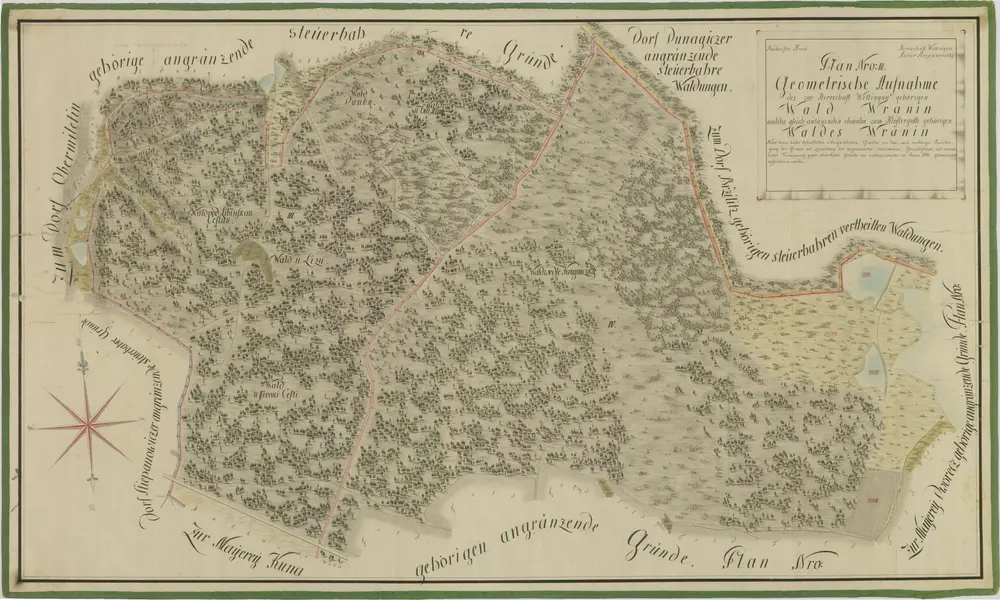 Voorbeeld van de oude kaart