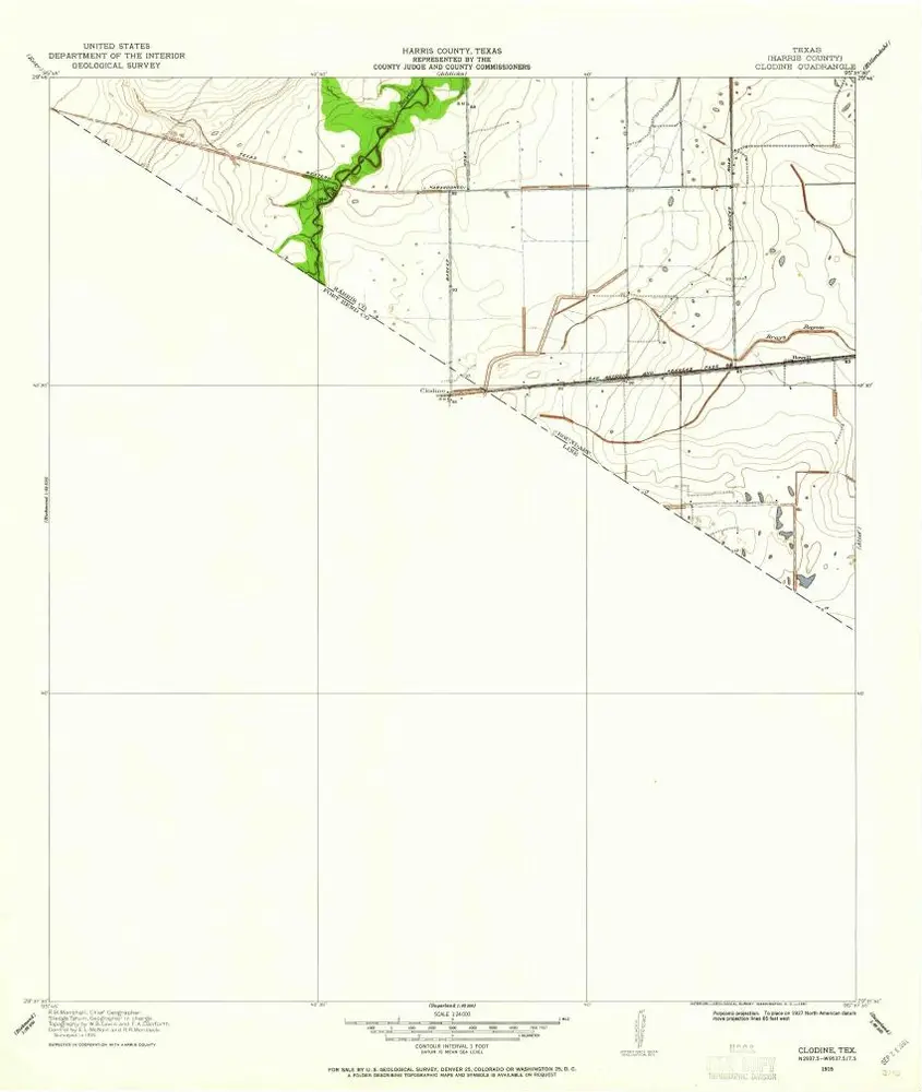 Voorbeeld van de oude kaart