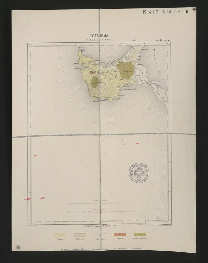 Voorbeeld van de oude kaart