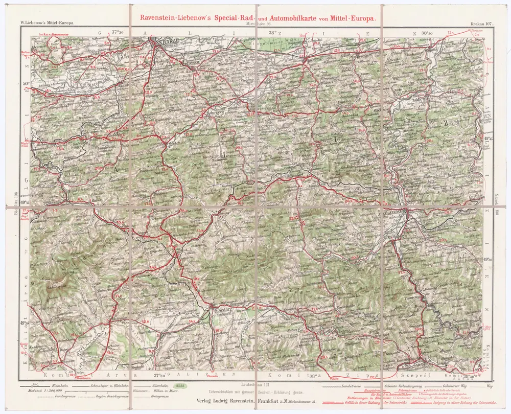 Aperçu de l'ancienne carte