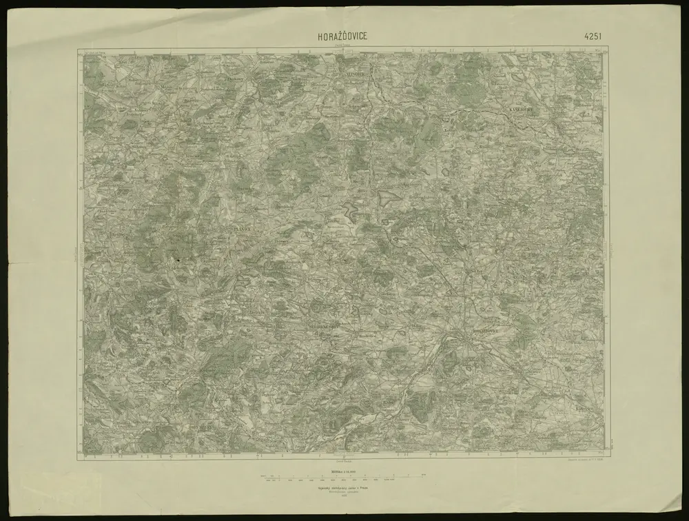 Voorbeeld van de oude kaart