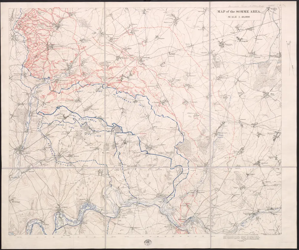 Voorbeeld van de oude kaart