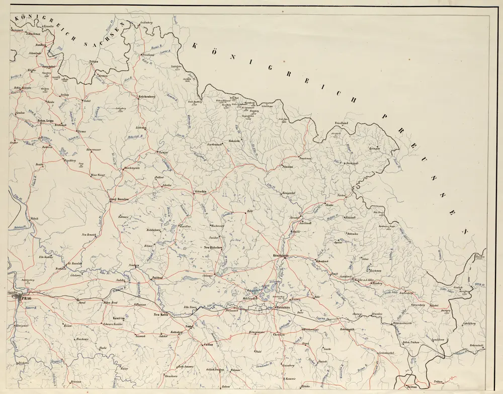 Voorbeeld van de oude kaart