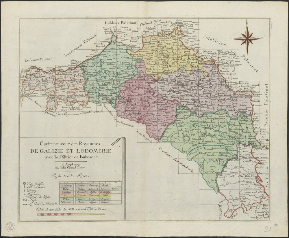 Aperçu de l'ancienne carte