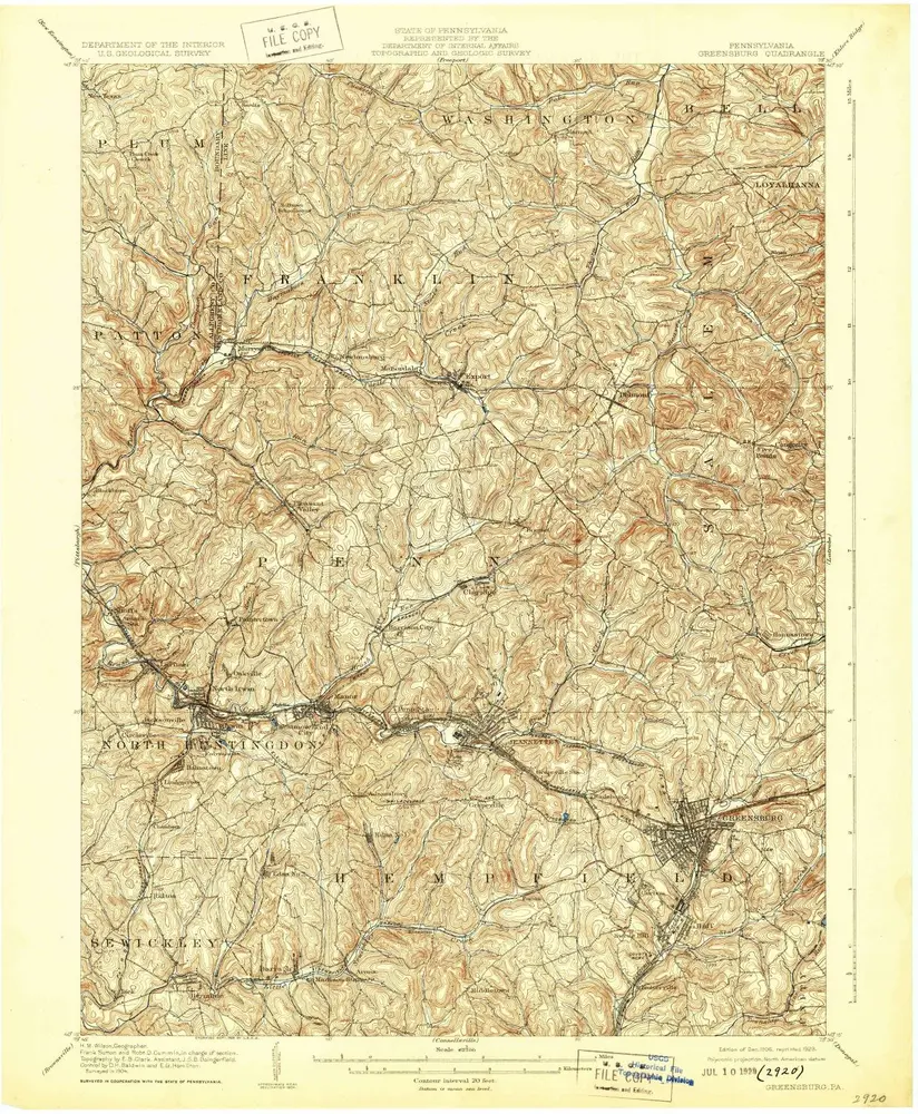 Aperçu de l'ancienne carte