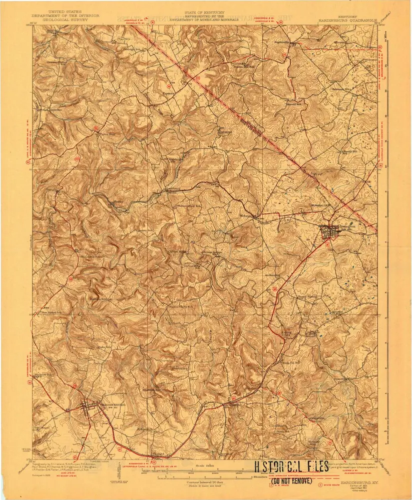 Aperçu de l'ancienne carte